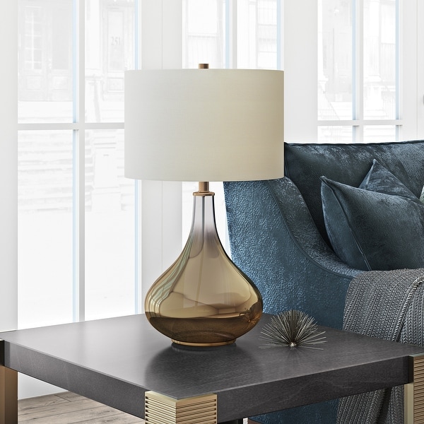 Gold grey lamp on sale