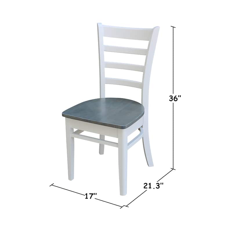 International Concepts Emily Side Chairs - Set of 2