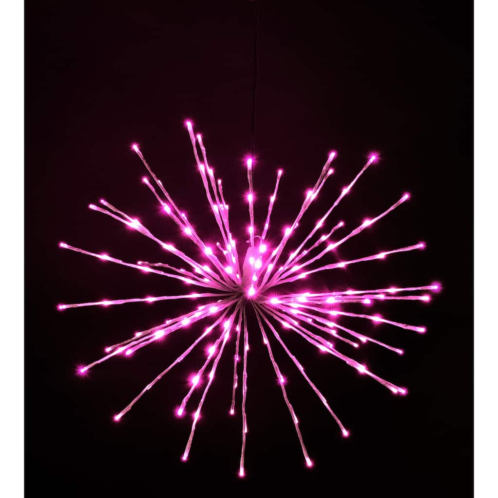 Christmas LED Spritzer Pink 24 Inch
