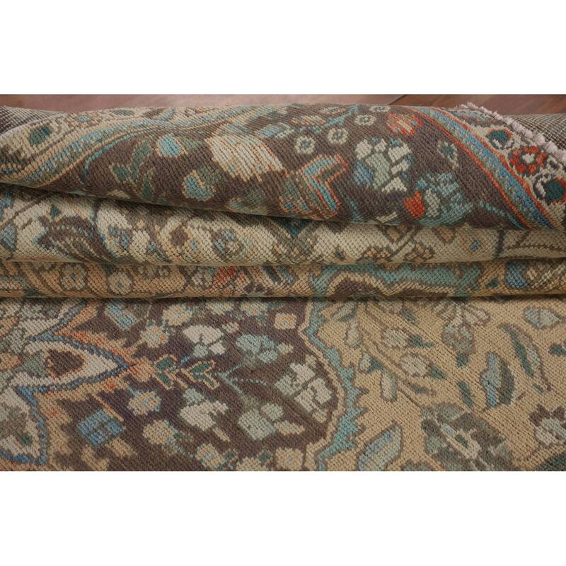 Traditional Tabriz Persian Vintage Area Rug Handmade Wool Carpet - 6'8"x 9'5"