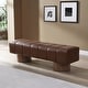 preview thumbnail 1 of 51, Christopher Knight Home - Daniel Upholstered Dining Bench, No-Assembly Entryway & Bedroom Ottoman with Sturdy Wood Legs Brown