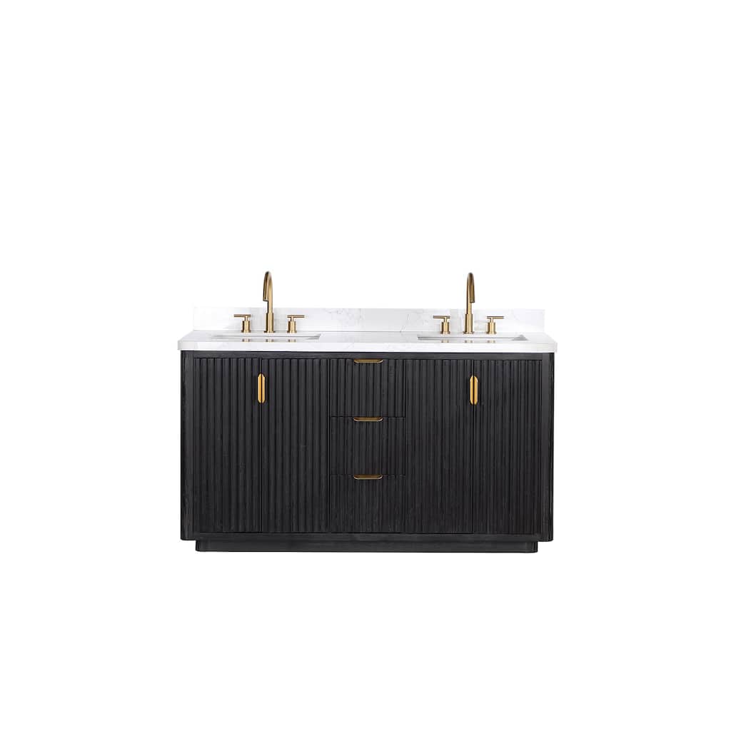 Miseno MV-NM-704160M Cadiz 60" Free Standing Double Basin Vanity Set