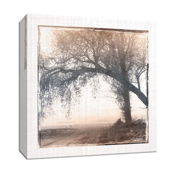 PTM Images 9-147047 PTM Canvas Collection 12" x 12" - "Foggy Light III" Giclee Rural Roads & Paths Art Print on Canvas