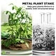 preview thumbnail 31 of 34, Outsunny 2PCS Galvanized Raised Garden Bed, Raised Beds for Gardening with Plant Support Stakes and Rubber Strap Edging