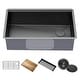 preview thumbnail 58 of 162, KRAUS Kore Workstation Undermount Stainless Steel Kitchen Sink