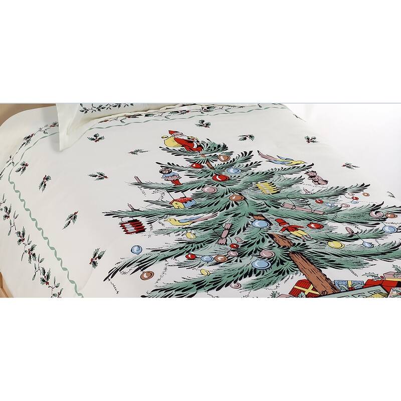 Spode Christmas Tree® Full Queen Comforter Set Multicolor On Sale