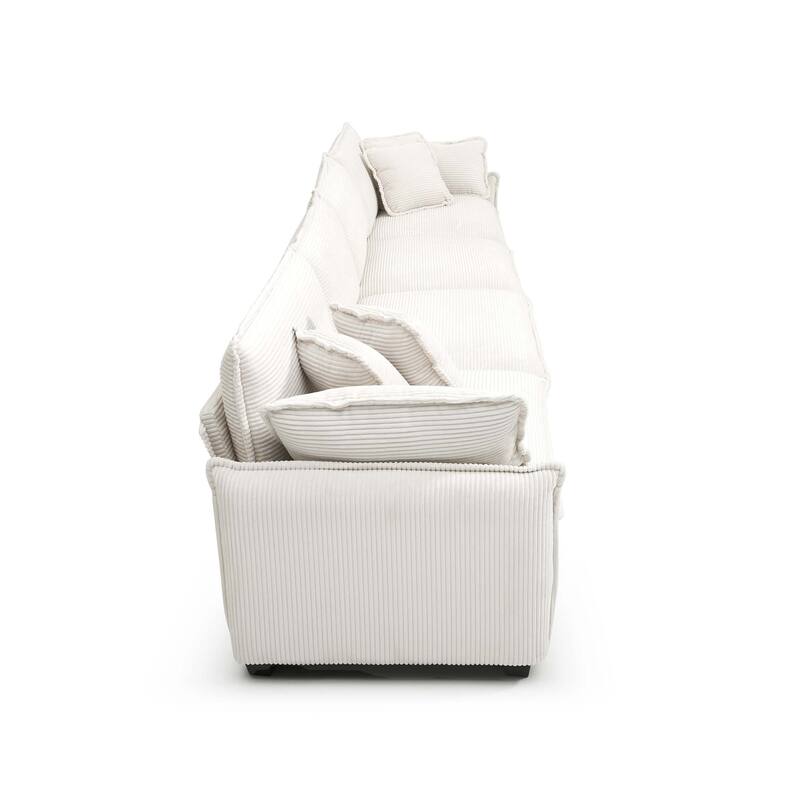 3+2 Seater Flexible Combinations Sofa Set with Pillows
