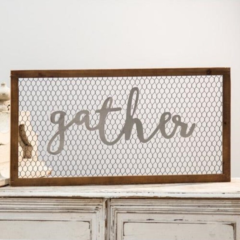 Shop Framed Chicken Wire Wall Art Gather On Sale Overstock 26449138