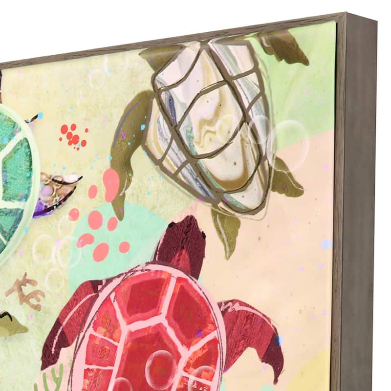 Sea Turtles - Giclee on Canvas