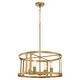 preview thumbnail 9 of 7, Quorum International 8231-4 Colburn 4 Light 22" Wide Pendant
