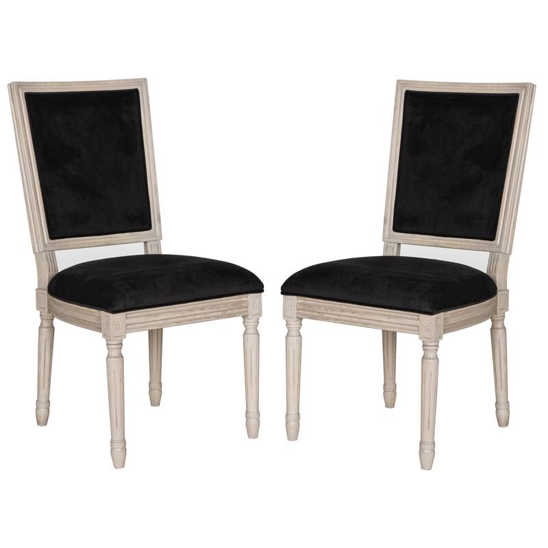 SAFAVIEH Sharen Rectangular Dining Chair (Set of 2). - 20"W x 24"D x 38"H