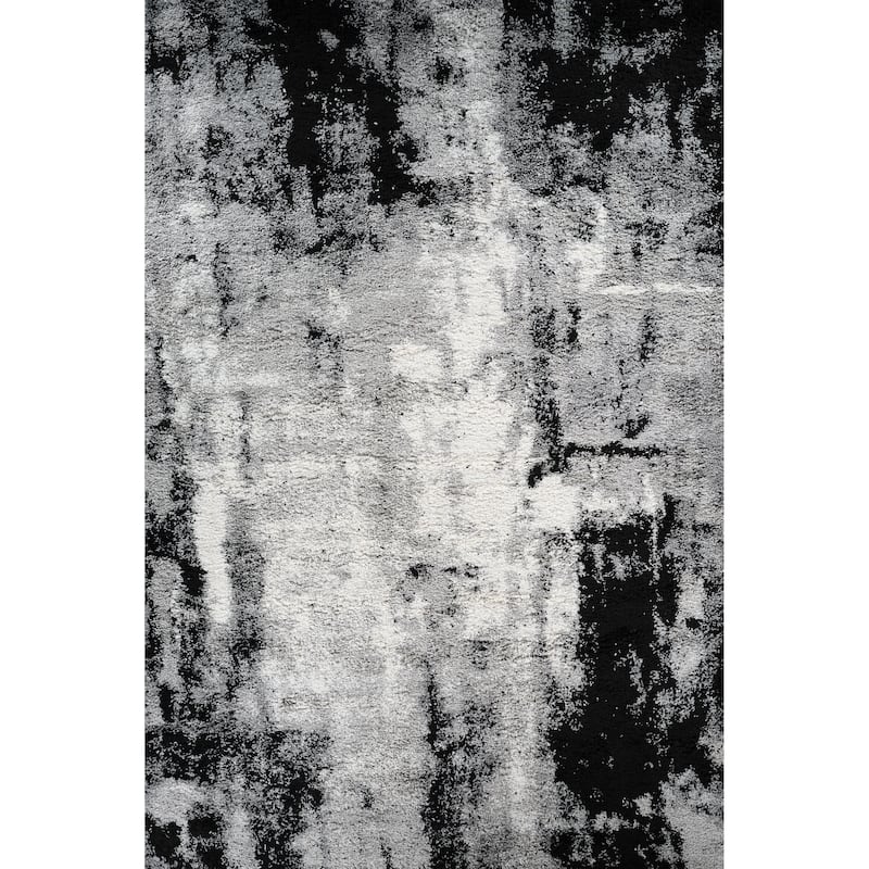 Noori Rug Lux Clark Abstract Modern 2-inch Thick Shag Rug