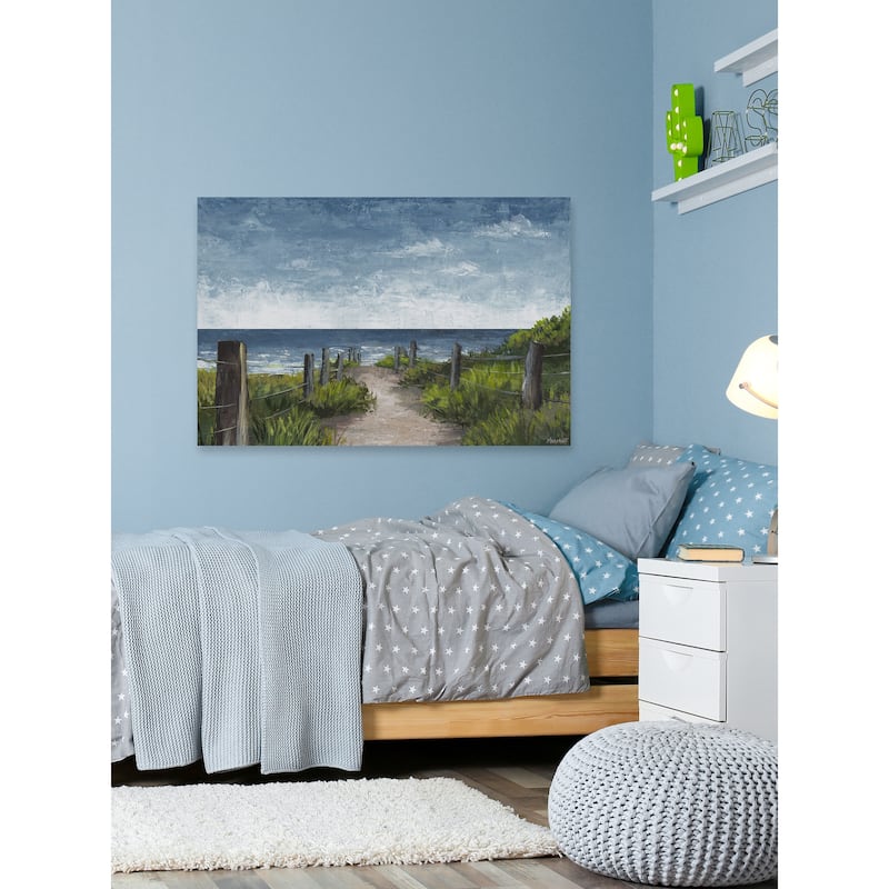 'Ocean Lover' Painting Print on Wrapped Canvas