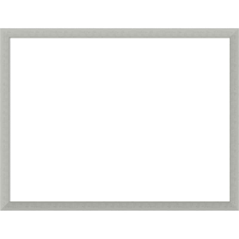 Amanti Art Silver Leaf Framed Dry Erase Magnetic Board