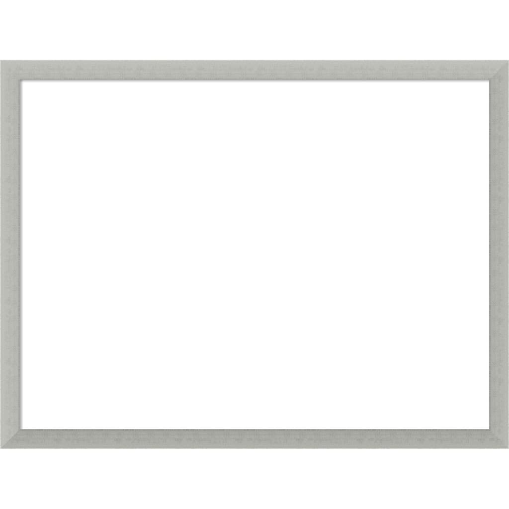 Amanti Art Silver Leaf Framed Dry Erase Magnetic Board