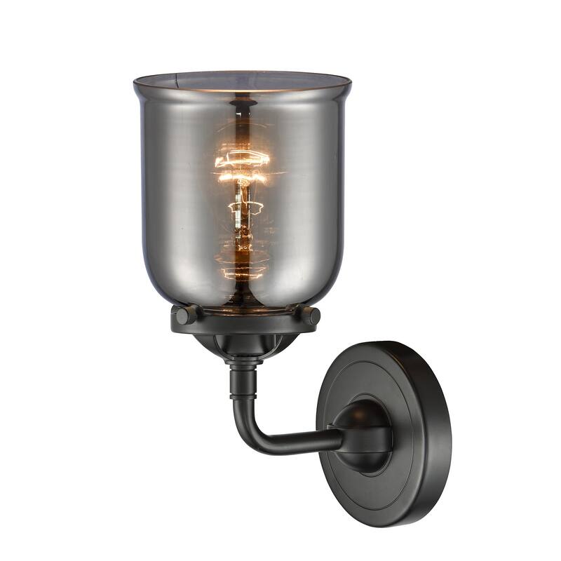 Innovations Lighting Small Bell Single Light 9" Tall Bathroom Sconce