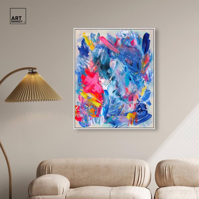 Colorburst Mirage Canvas by Art Remedy