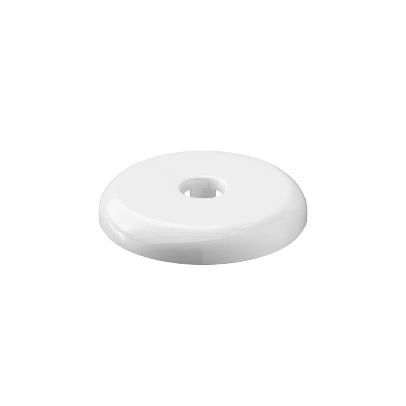 Jones Stephens F07200 2 IPS Wheel Handle PVC Floor / Ceiling Plate - White