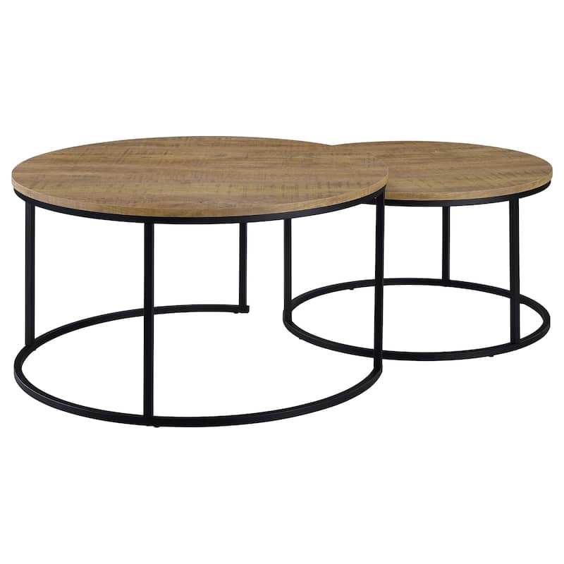 Lainey 2-piece Round Nesting Coffee Table