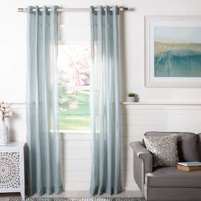 SAFAVIEH Moony Sheer Window Curtain Panel