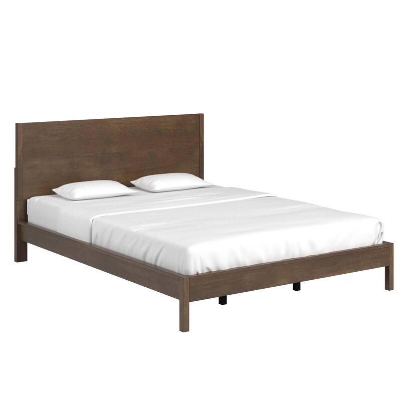 Ingleside Danish-inspired Platform Bed by iNSPIRE Q Modern - Walnut - Queen