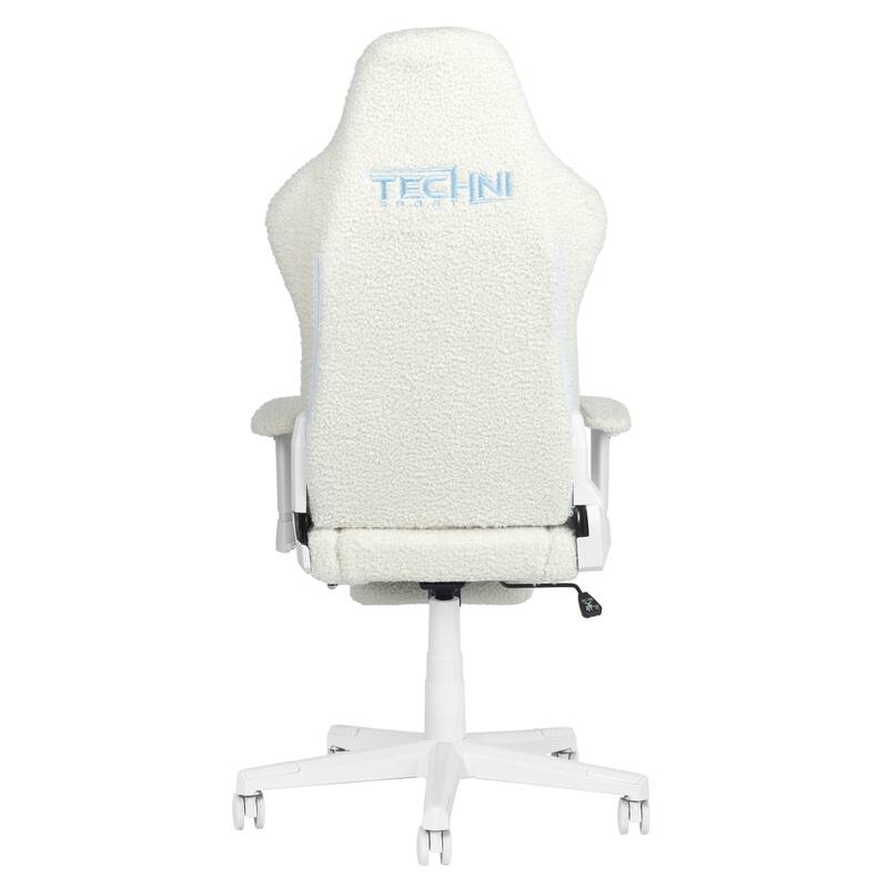 Designs White Bunny Gaming Chair With Footrest