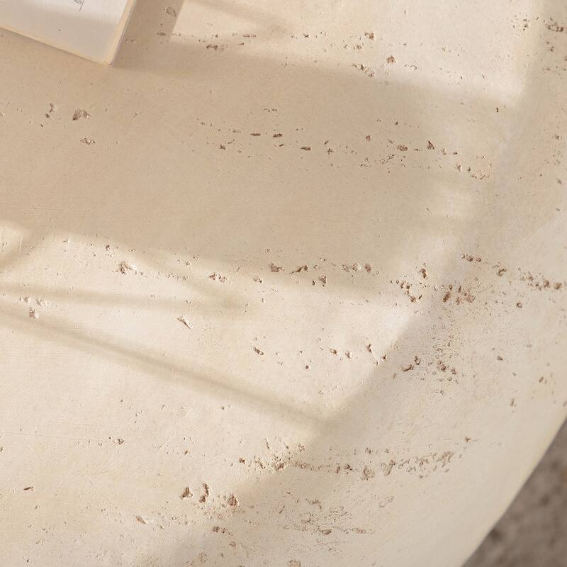 Mid-Century 35.43 in Round Centre Coffee Table - 8' x 10'