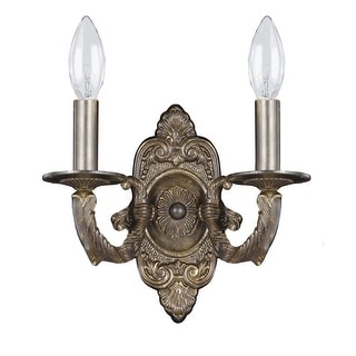 Paris Market 2 Light Venetian Bronze Sconce - 10'' W x 9.5'' H x 5'' D