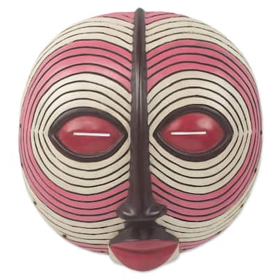 Novica Handmade Baluba Dance Spirit I Sese Wood Mask