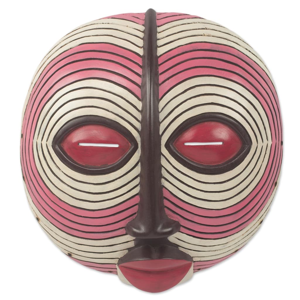 Novica Handmade Baluba Dance Spirit I Sese Wood Mask