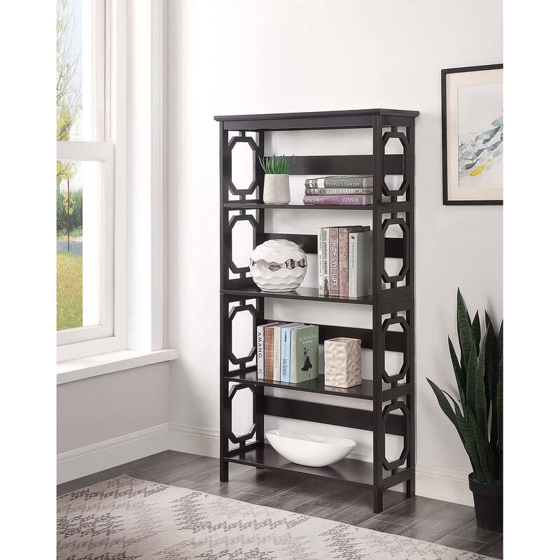 Convenience Concepts Omega 5 Tier Bookcase - Espresso