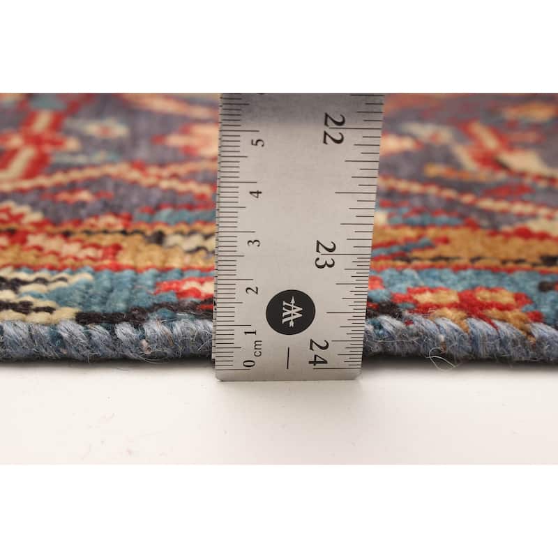ECARPETGALLERY Hand-knotted Andelz Dark Grey Wool Rug - 3' 4" x 10' 6"