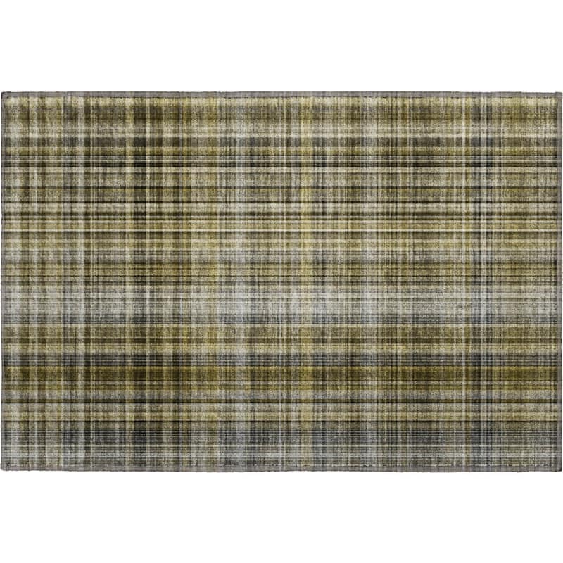 Premium Washable Super Soft Plaid Mayfield Rug