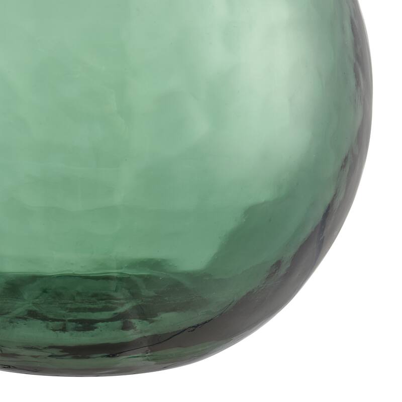 Elk Home Calla Forest Green Glass 6.5 Inch Wide Vase