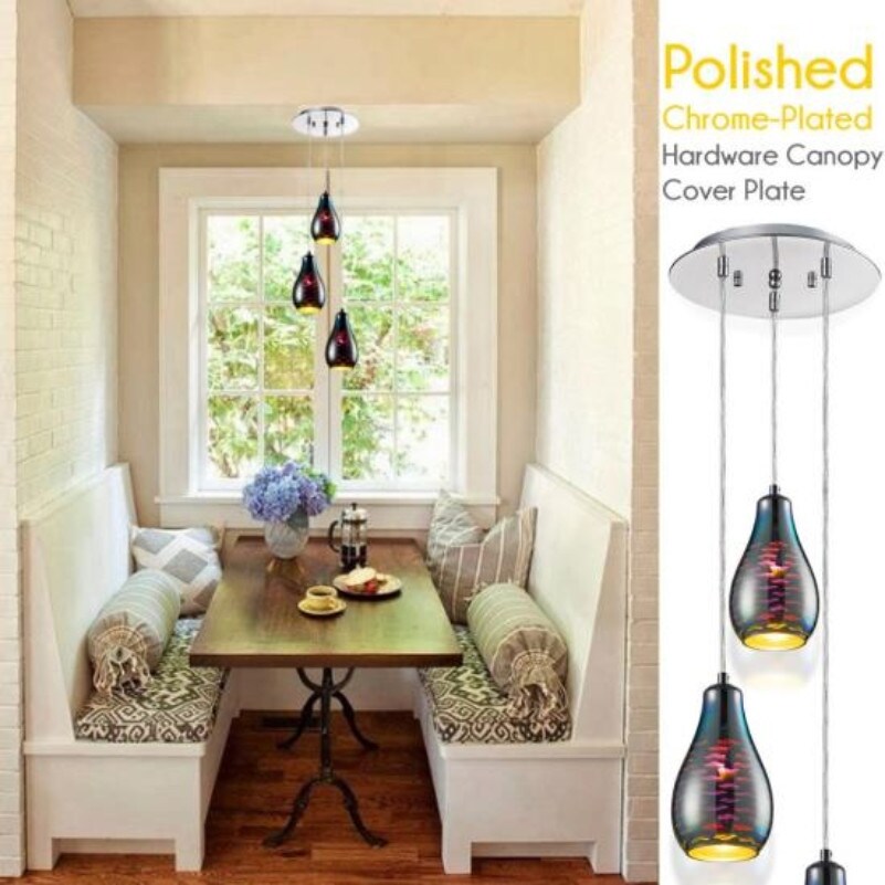 Shop Pendant Light Triple Hanging Lamp Ceiling Light Fixture
