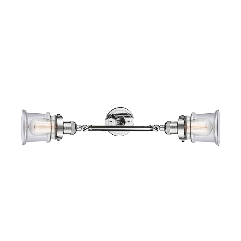 Innovations Lighting Small Canton 2 Light 17" Wide Bathroom Vanity