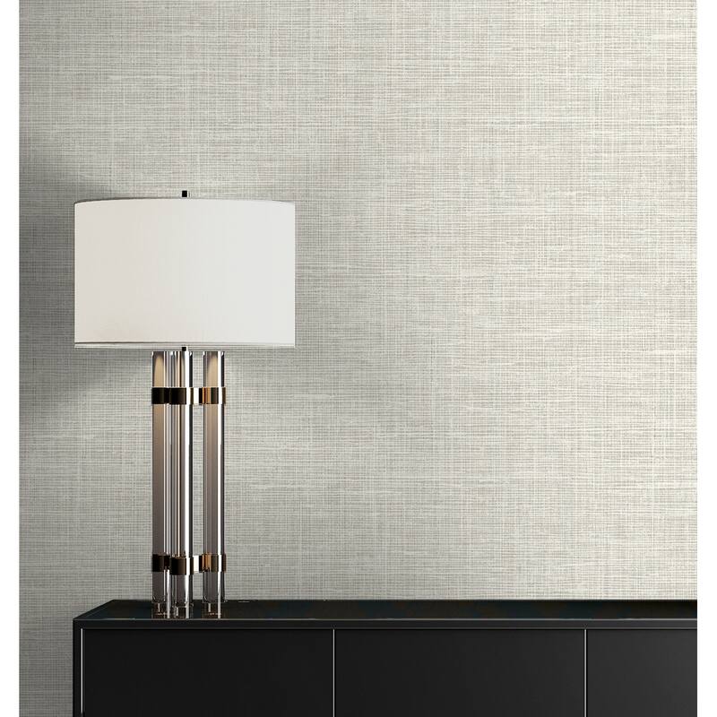 Seabrook Designs Soho Linen Nonwoven Unpasted Wallpaper