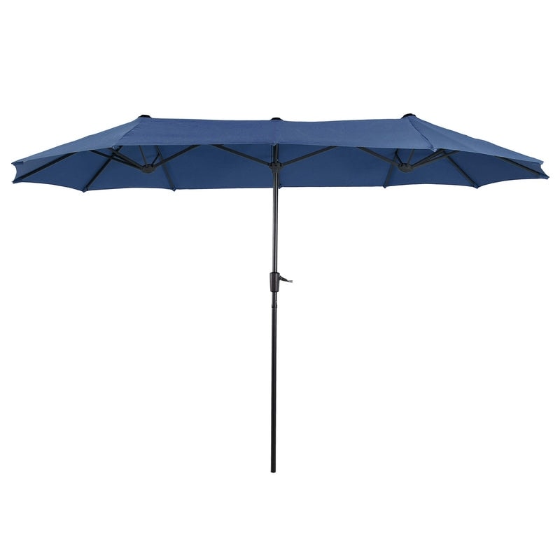 MAISON ARTS 13-Ft Twin Outdoor Market Crank with Double-Sided Design-image