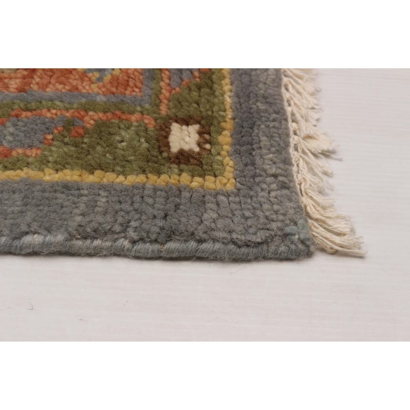 ECARPETGALLERY Hand-knotted Jules Serapi Grey Wool Rug - 8'11 x 11'11