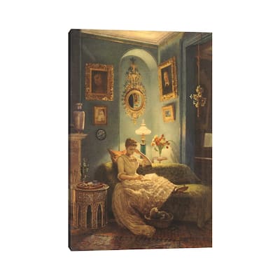 iCanvas "An Evening at Home, 1888" by Edward John Poynter Canvas Print