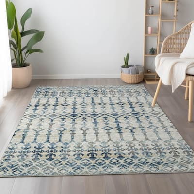 Premium Washable Super Soft Boho Moroccan Mayfield Rug