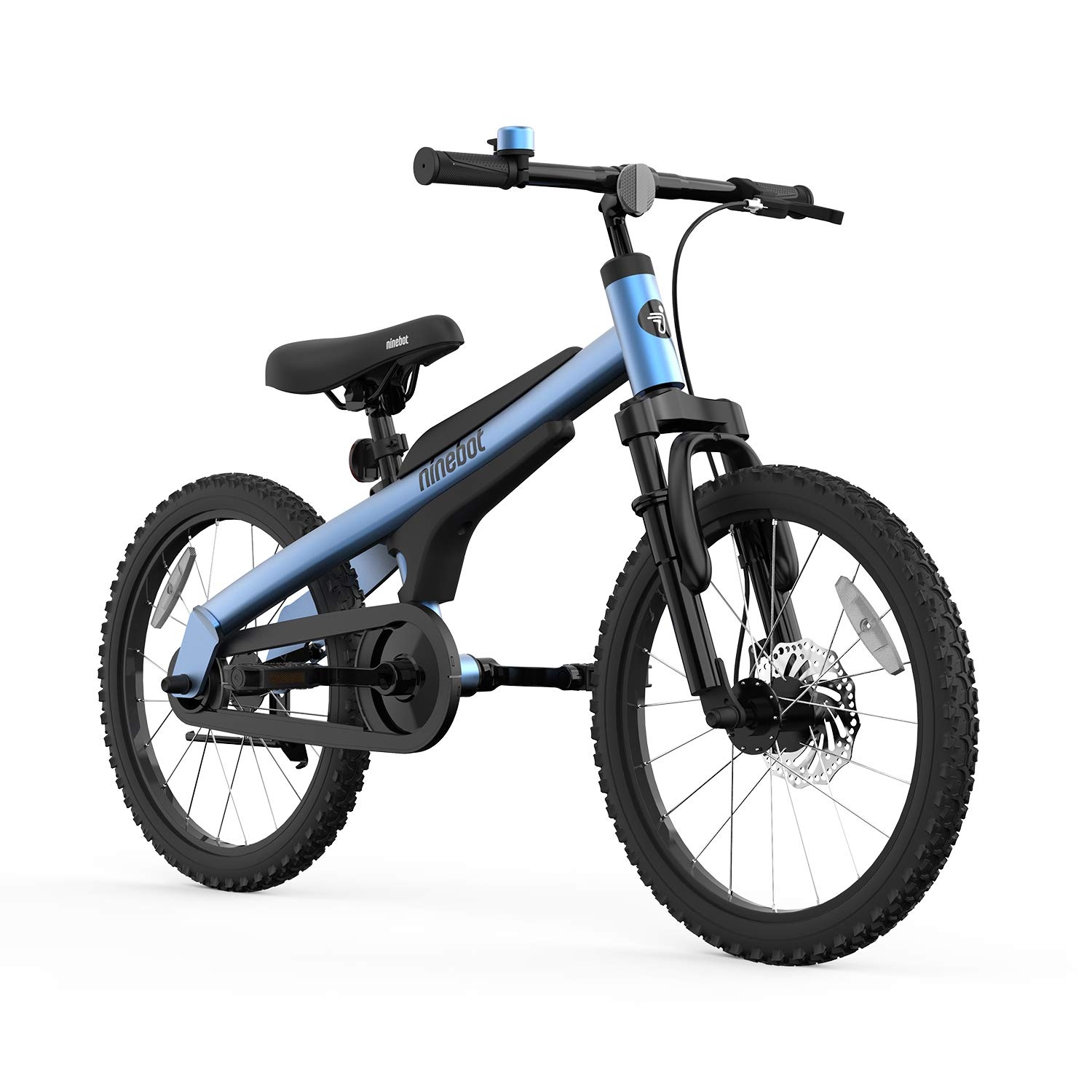 18 Kids Bike Ages 5 10 w Aerospace Aluminum Frame Enclosed Chain Shock Absorbing Suspension Disc Brakes and Kickstand Bed Bath Beyond 39742401