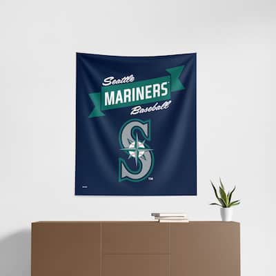 MLB Premium Mariners Printed Wall Hanging - 34"x40"