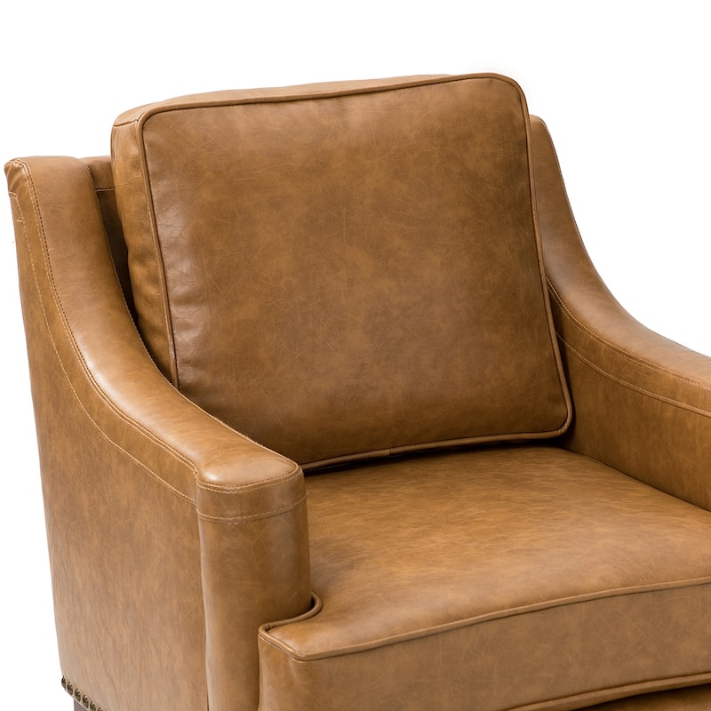 Etienne Comfy Living Room Armchair with Apron Design by HULALA HOME