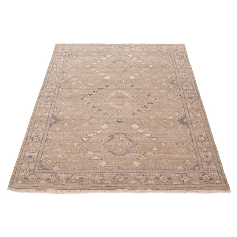 ECARPETGALLERY Hand-knotted Jules Serapi Taupe Wool Rug - 5'3 x 7'8