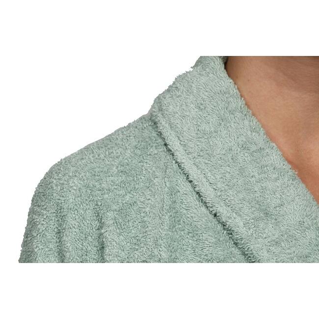 100% Cotton Soft Terry Adult Unisex Lightweight Bathrobe by Superior