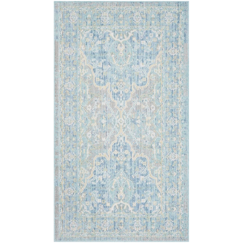 SAFAVIEH Windsor Arberie Shabby Chic Oriental Polyester Rug