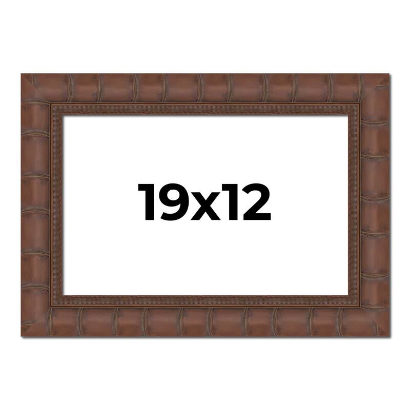 19x12 Frame Pewter Solid Wood Picture Frame Width 1.625 Inches | Interior Frame Depth 0.6875 Inches