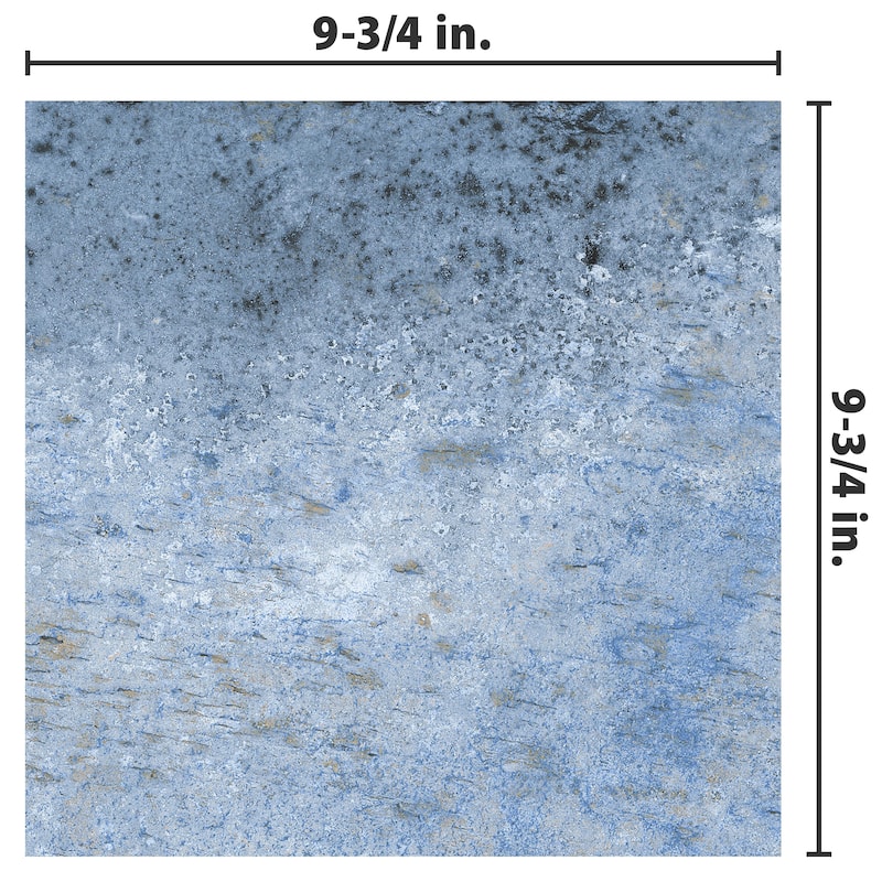 Merola Tile Nusa Sapphire 9-3/4" x 9-3/4" Porcelain Floor and Wall Tile