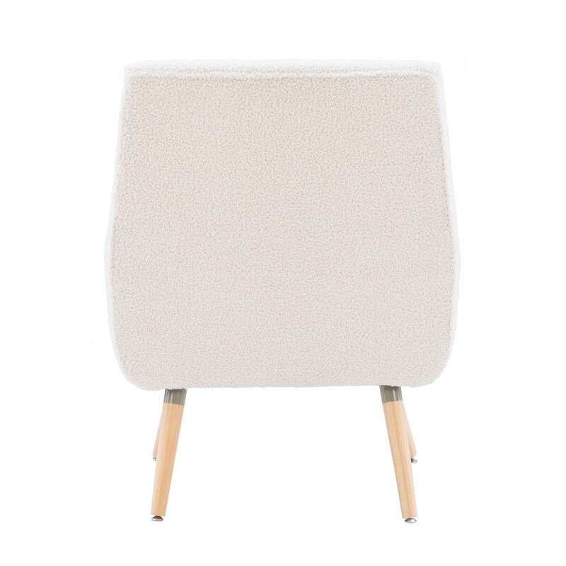 Arlo White Faux Sherpa Accent Chair On Sale Bed Bath Beyond